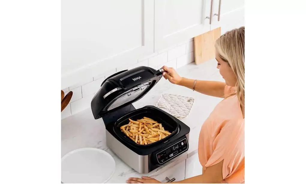 Ninja Foodi LG450 Smart 5-in-1 Indoor Grill (Black) - Certified Refurbished - Second Medium