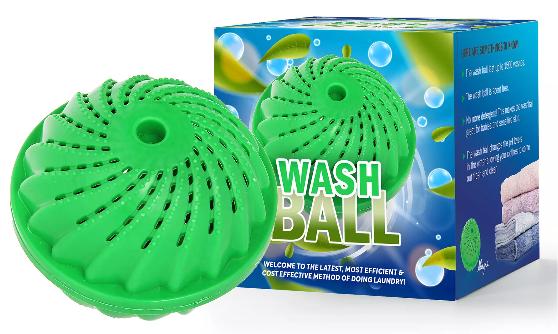 Eco Friendly Detergent-Free Laundry Wash Ball (1-Pack) - Second Medium