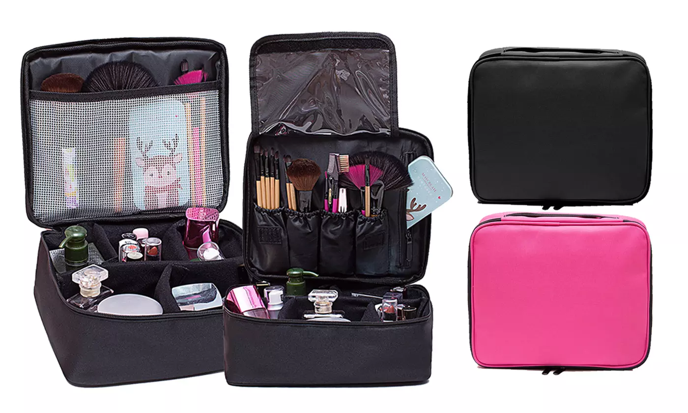 Waterproof Cosmetic Makeup Bag Travel Washing Toiletry Case Pouch Organizer - Primary Image