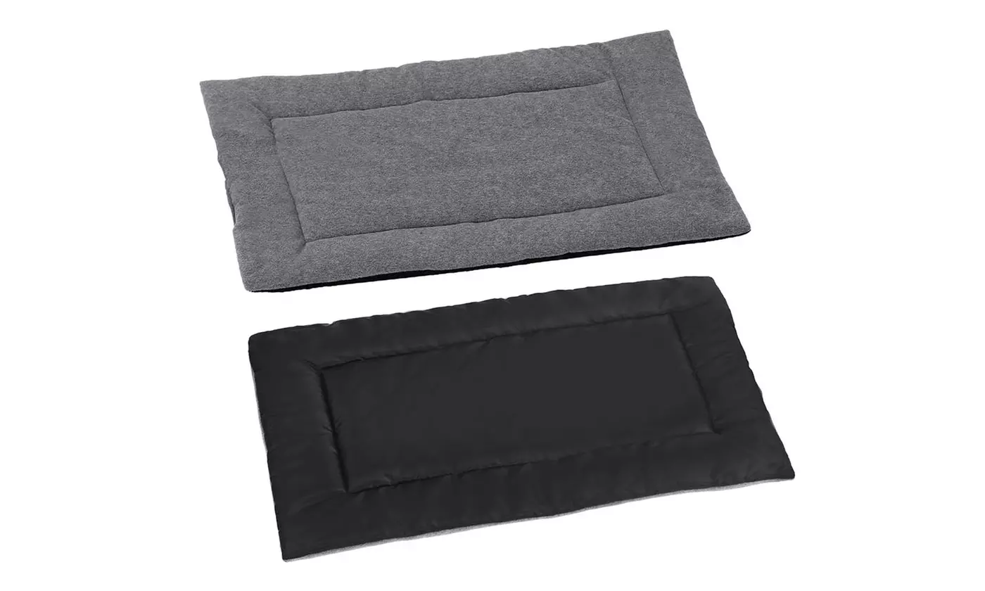 PetLuv Soft Fleece Reversible Dog Bed Mat Comfortable Crate Cushion Pad