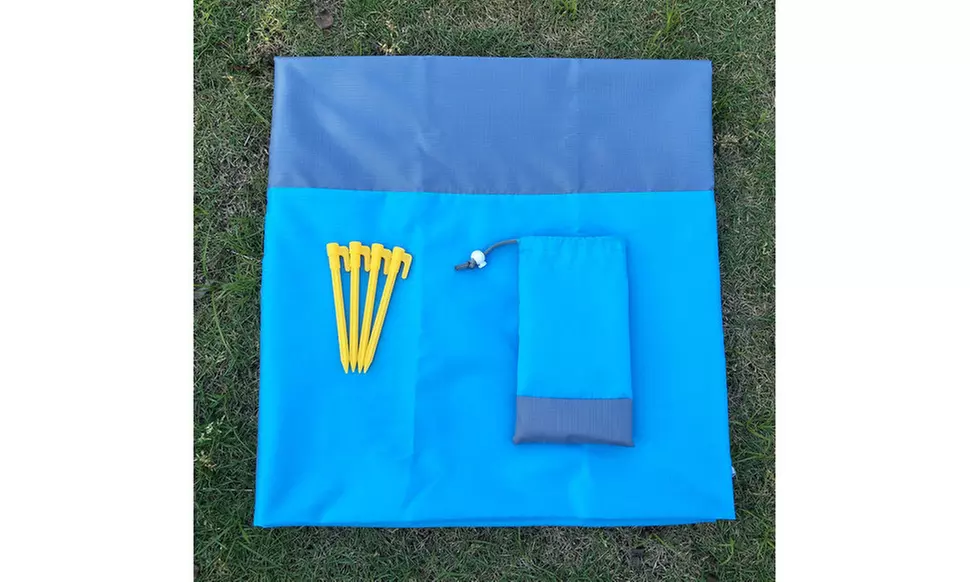 Extra Large Sandproof Beach Mat Blanket for Picnic Camping Hiking 83"x78" 