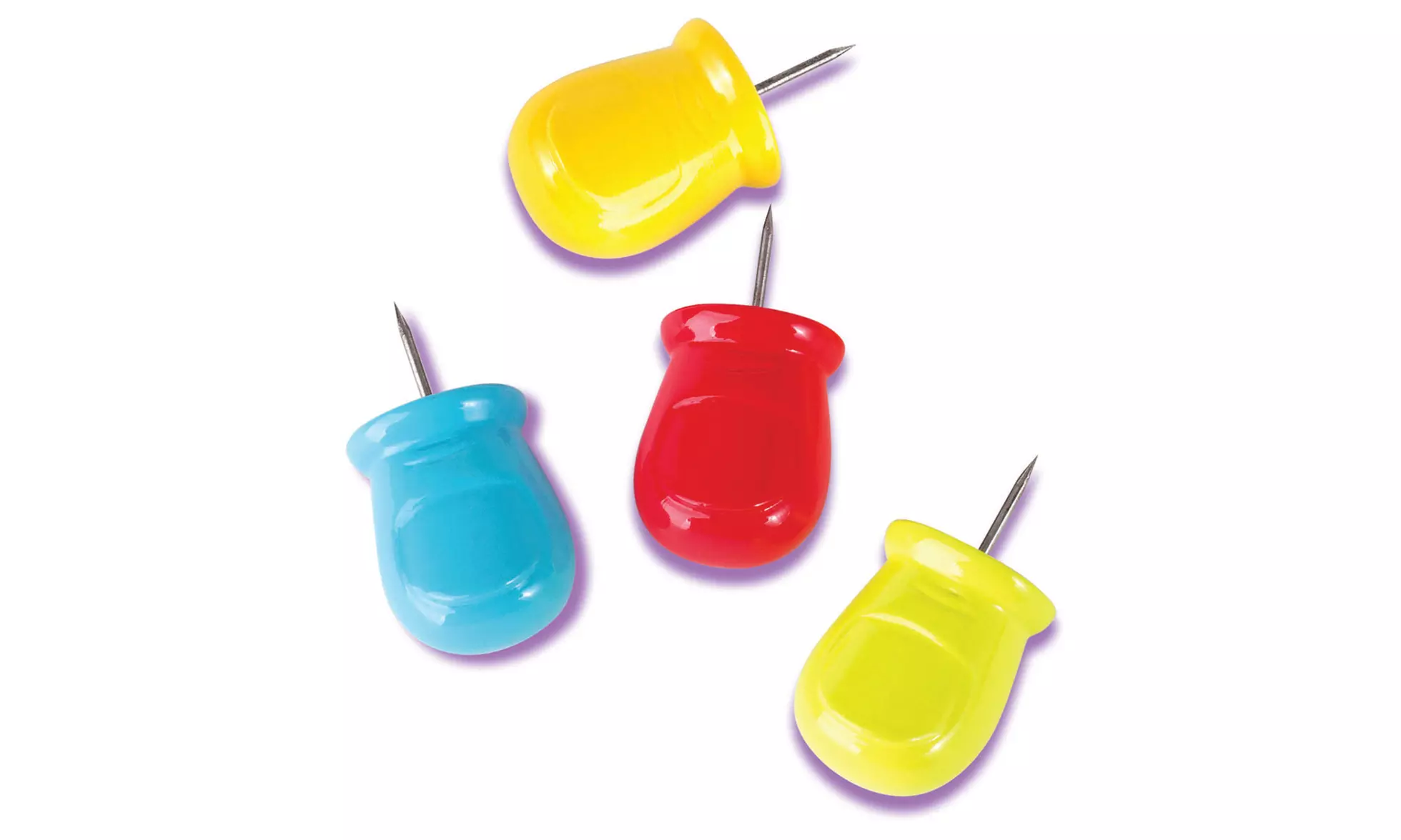 Set of 4 Novelty Jumbo Thumb Tacks - Primary Image