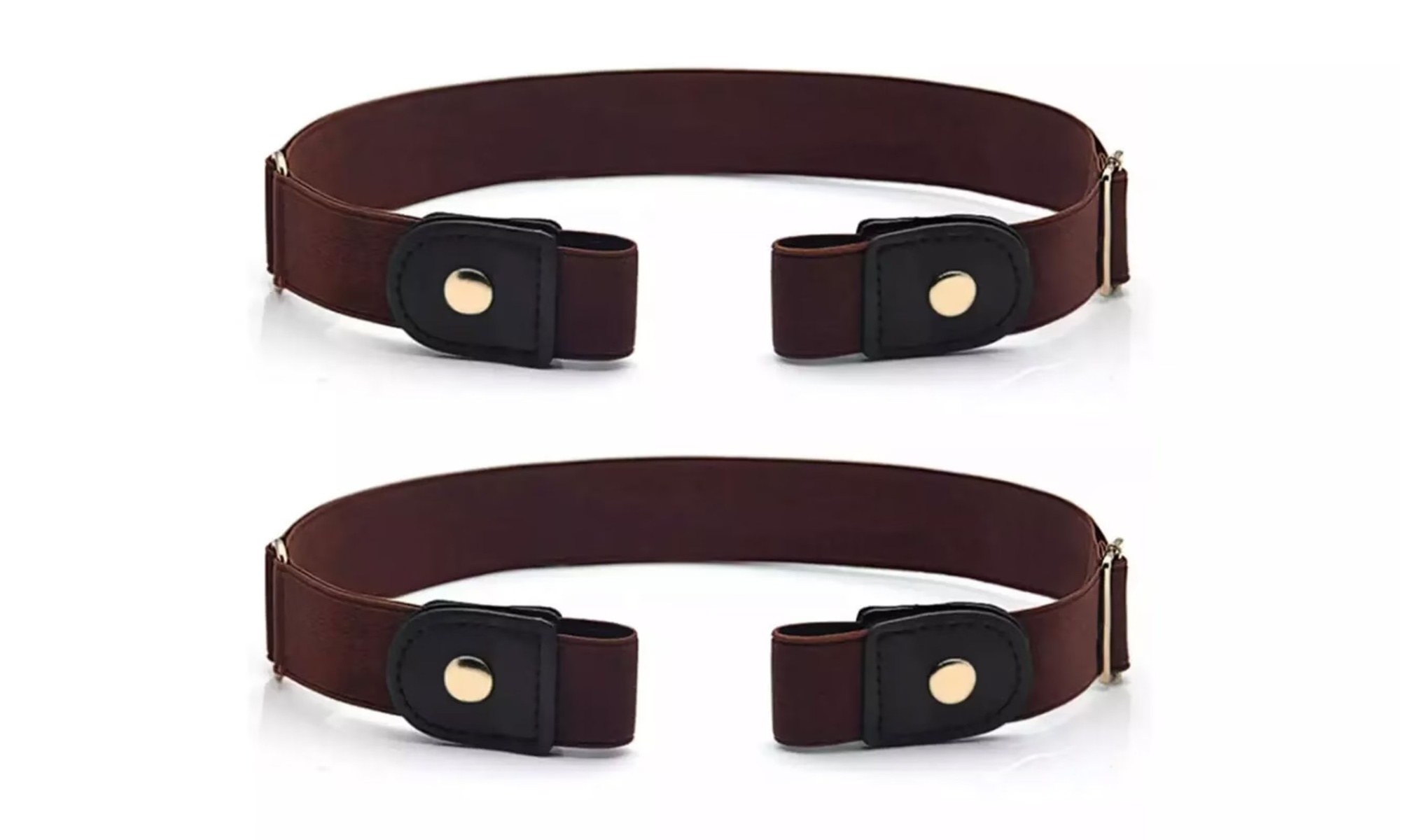 No Buckle Elastic Stretch Belts for Men and Women Comfortable Invisible Belts
