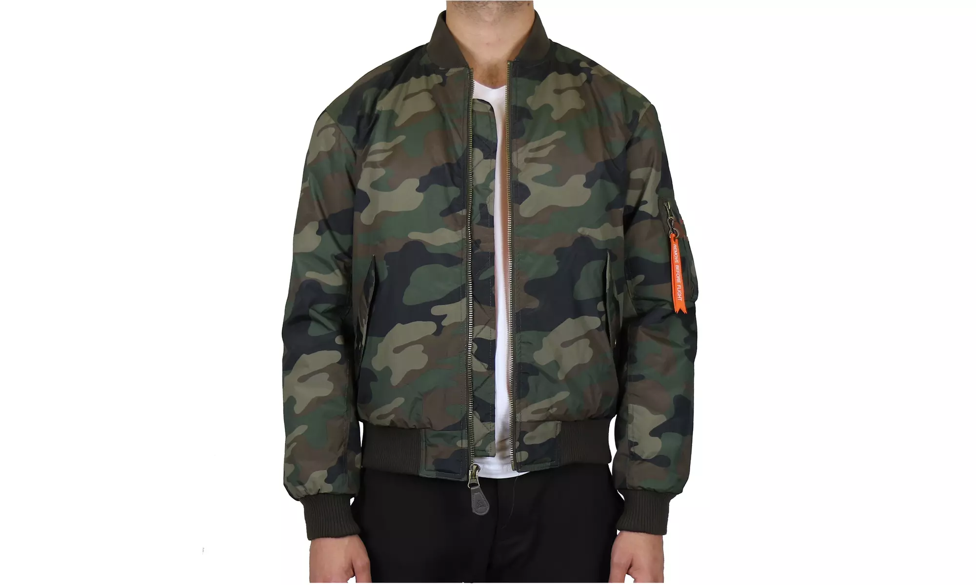 Men's Heavyweight MA-1 Bomber Flight Jacket (Sizes, S to 5XL)