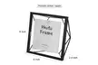 Geometric Metal Square Photo Frame With Frame 6×6Inch - Second Medium