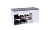 Inverlee 2-Tier Shoes Bench Entryway Storage Shoe Rack With Two Drawers