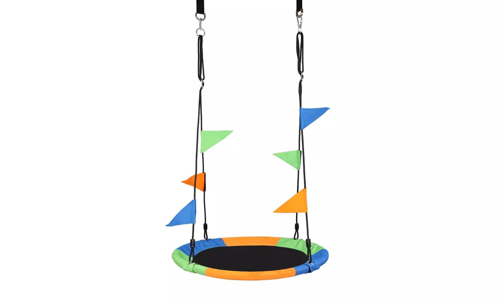 Kids Platform Swing Round Swing Seat for Backyard Activity - Second Medium