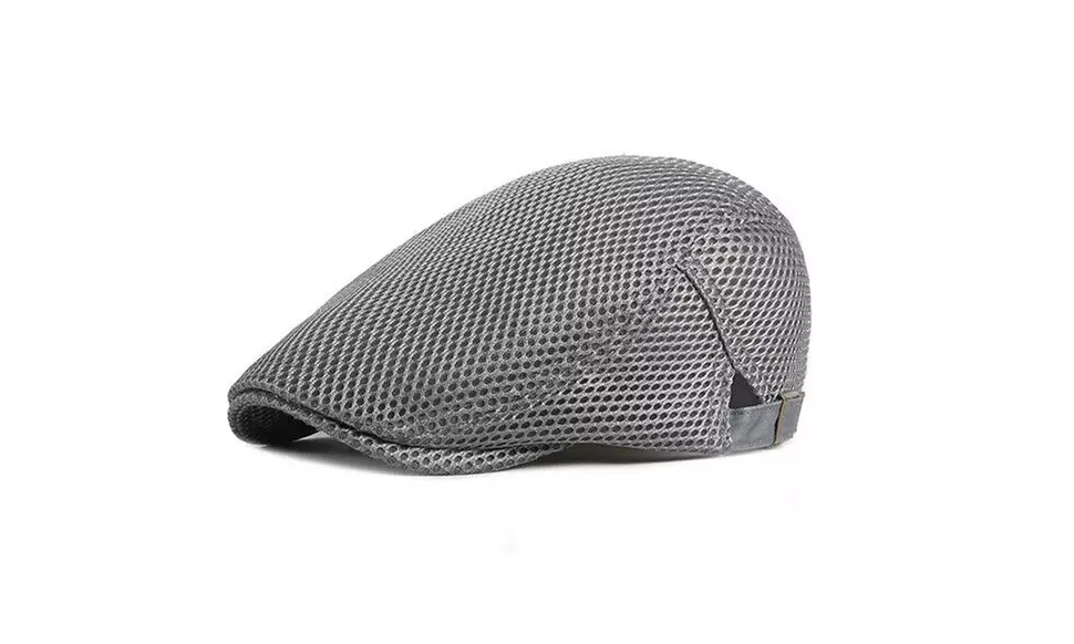 Men Newsboy Ivy Ascot Cabbie Hat Cap Solid Cotton Gatsby Golf Driving