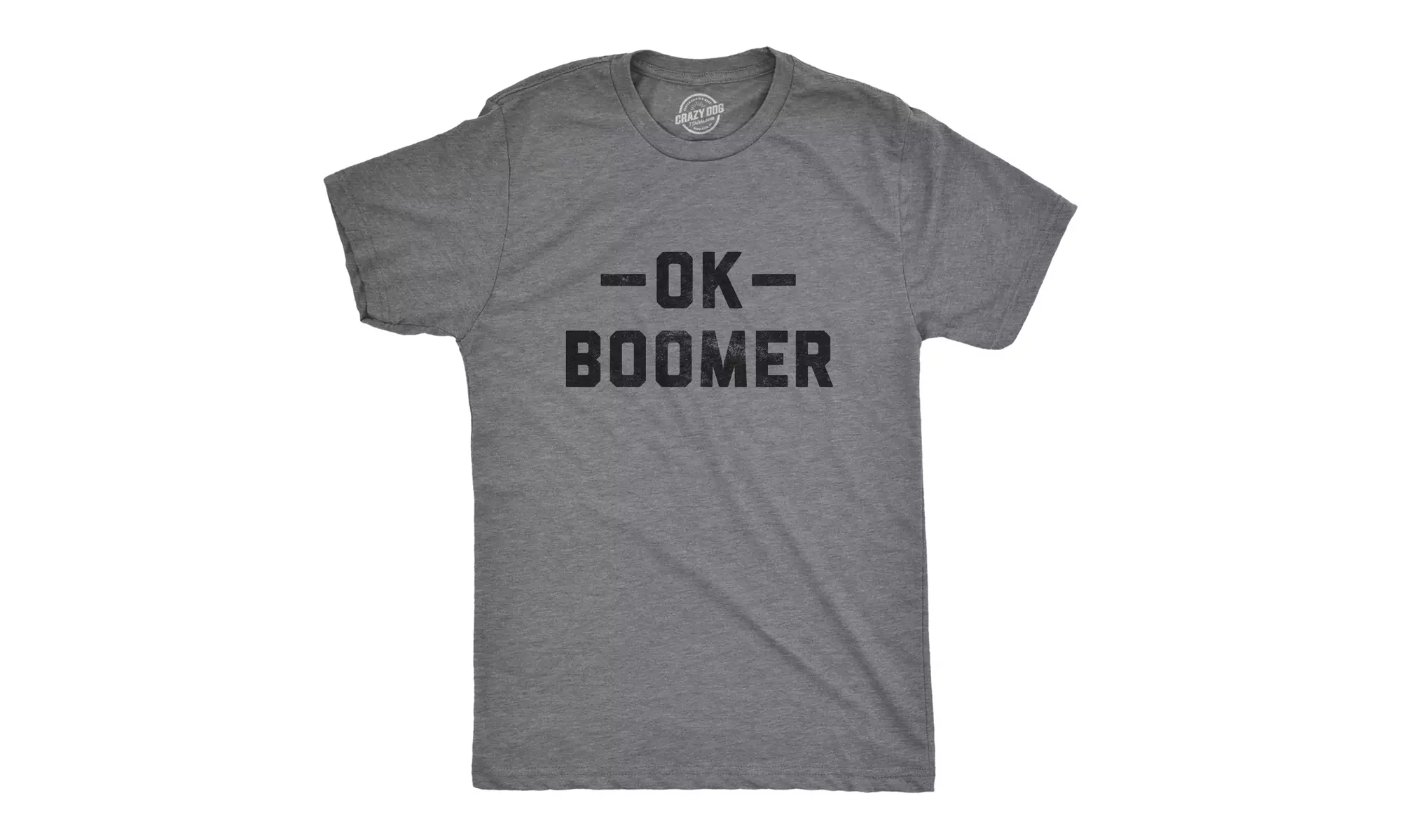 Mens Ok Boomer Tshirt Funny Internet Viral Gen Z Millenial Tee - Primary Image