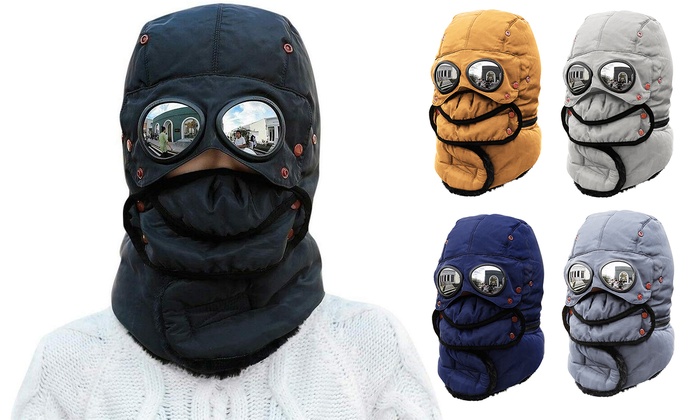 full face mask winter hat