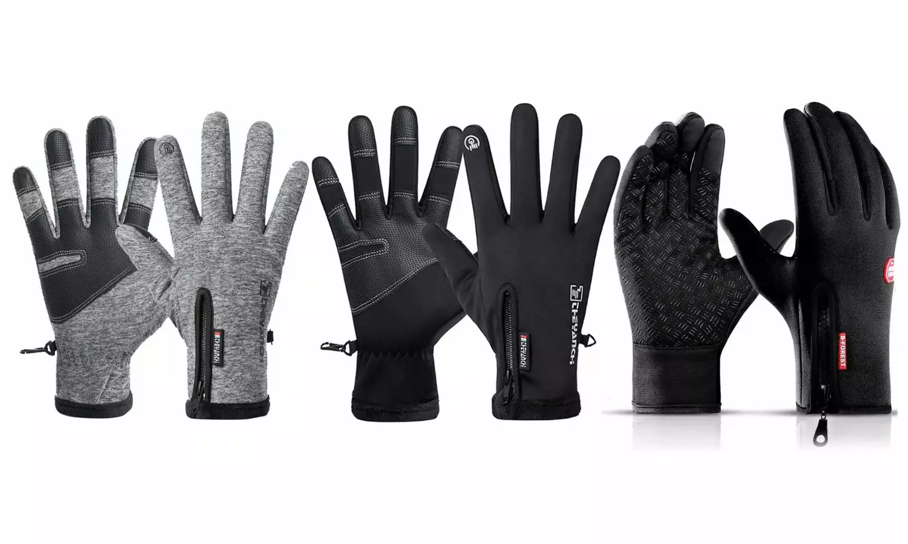 Winter Warm Touch Screen Gloves Waterproof Thick or Thin Driving Slip Gloves - Primary Image