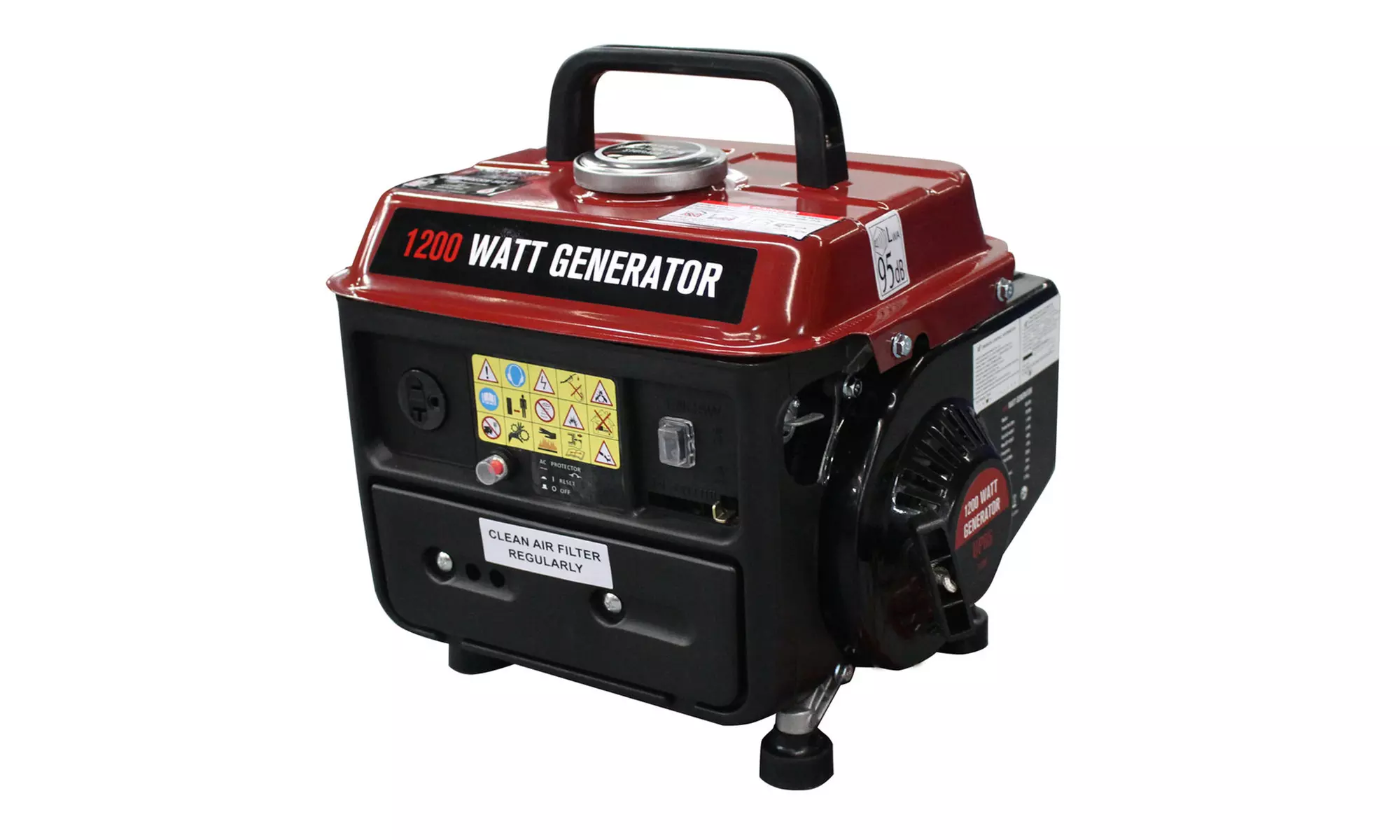 Goplus 1200W Gasoline Generator 2 Stroke 63cc Single Cylinder Gas Portable EPA - Primary Image