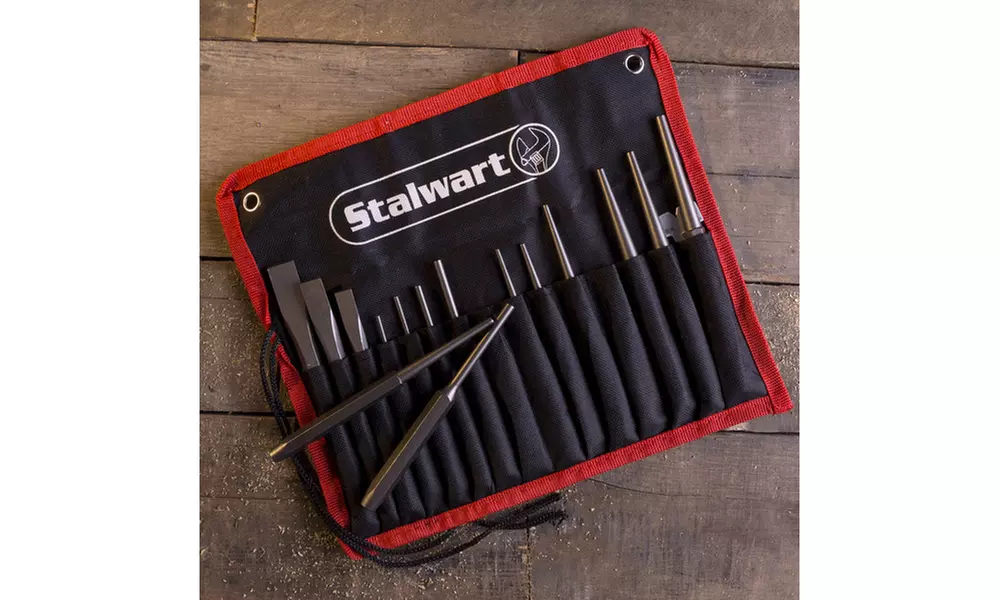 Stalwart Punch and Chisel Set with Storage Case (17-Piece) - Primary Image
