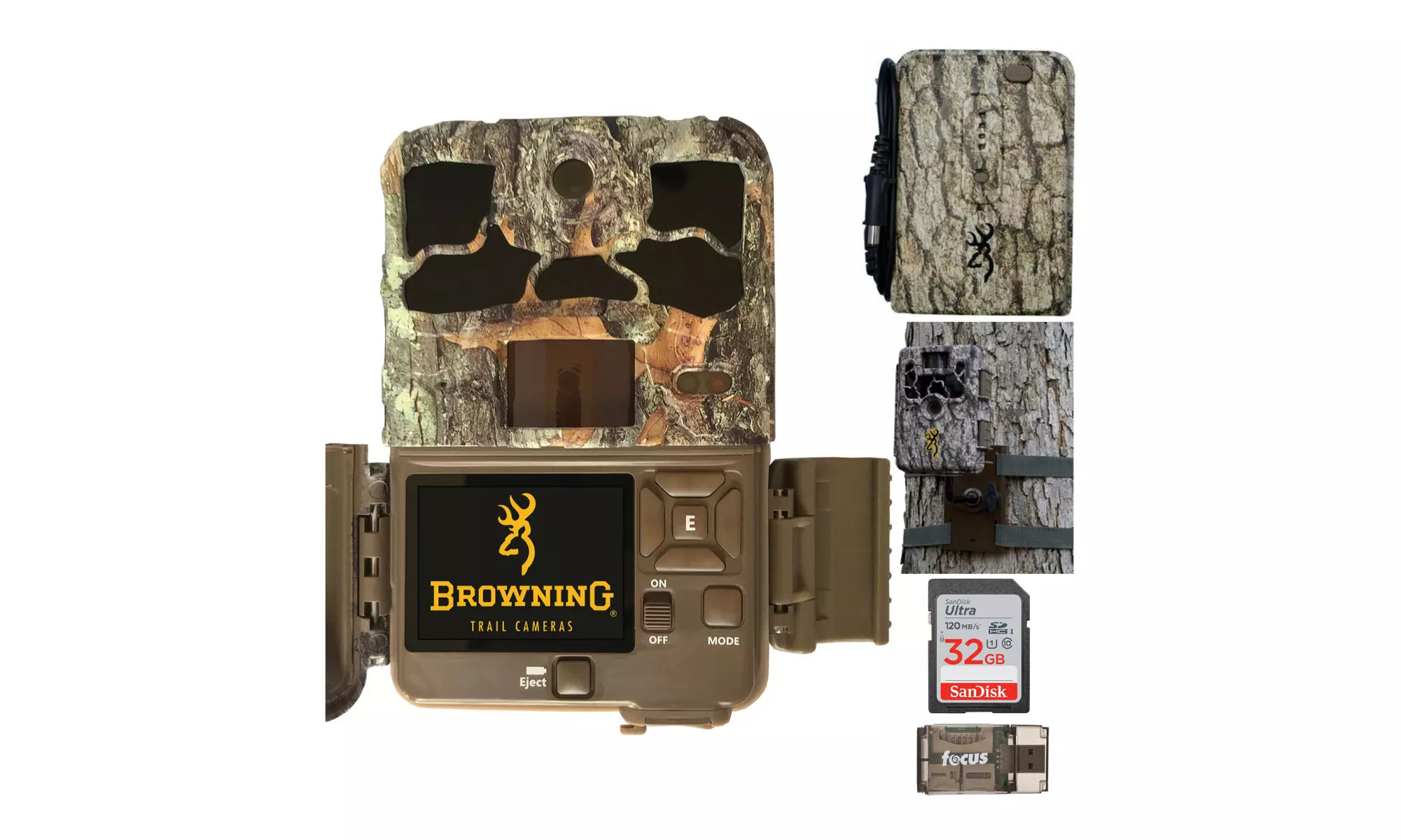 Browning Trail Cameras 20MP Spec OPS Edge Trail Camera with Power Pack Bundle - Primary Image