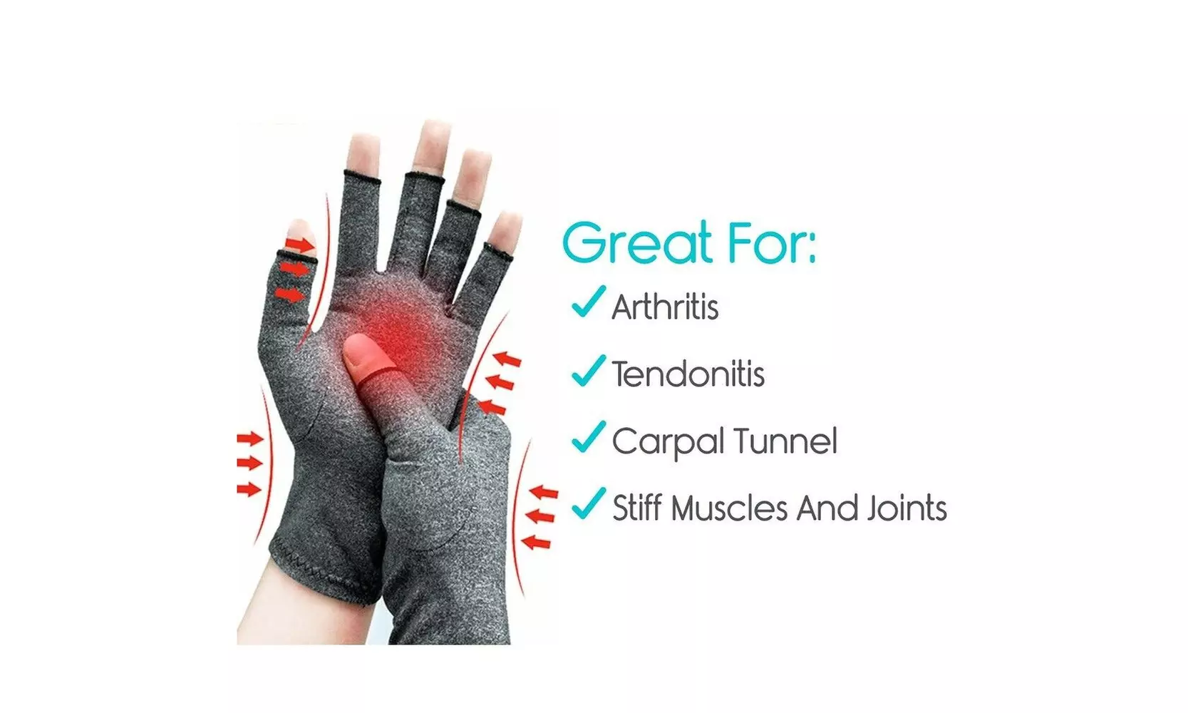 Arthritis Gloves Men, Women Rheumatoid Compression Hand Glove for Osteoarthritis