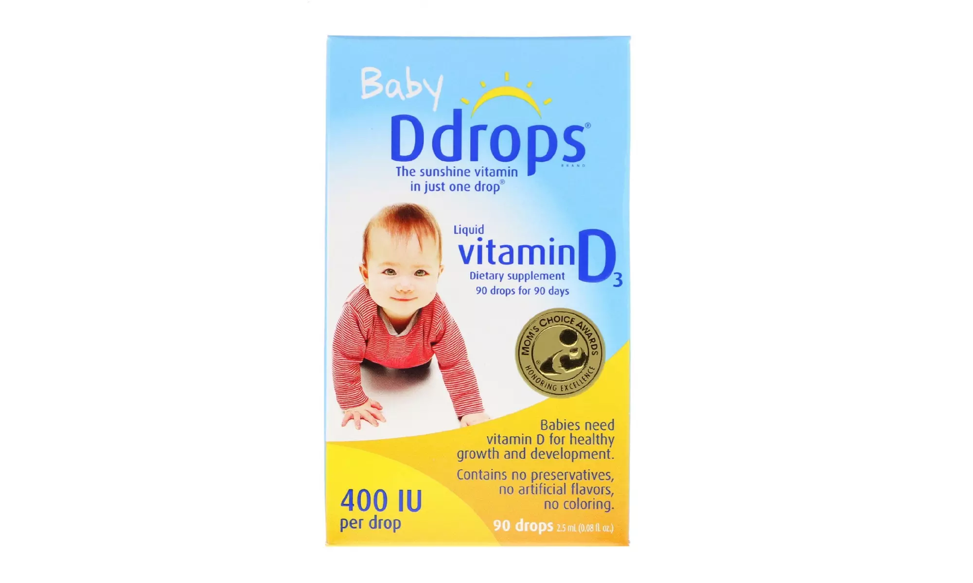 Ddrops Baby 400 IU, Vitamin D - Primary Image