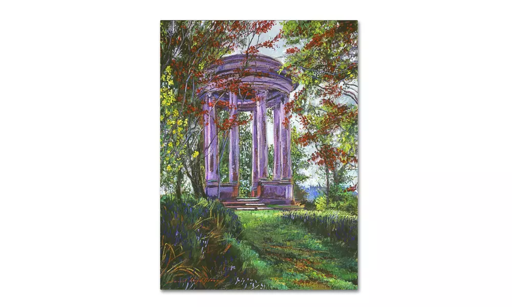 David Lloyd Glover 'Japanese Maple Trees' Canvas Art - Second Medium