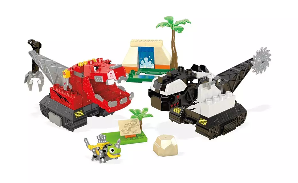 Mega Construx Dinotrux Dino Showdown Building Set - Primary Image