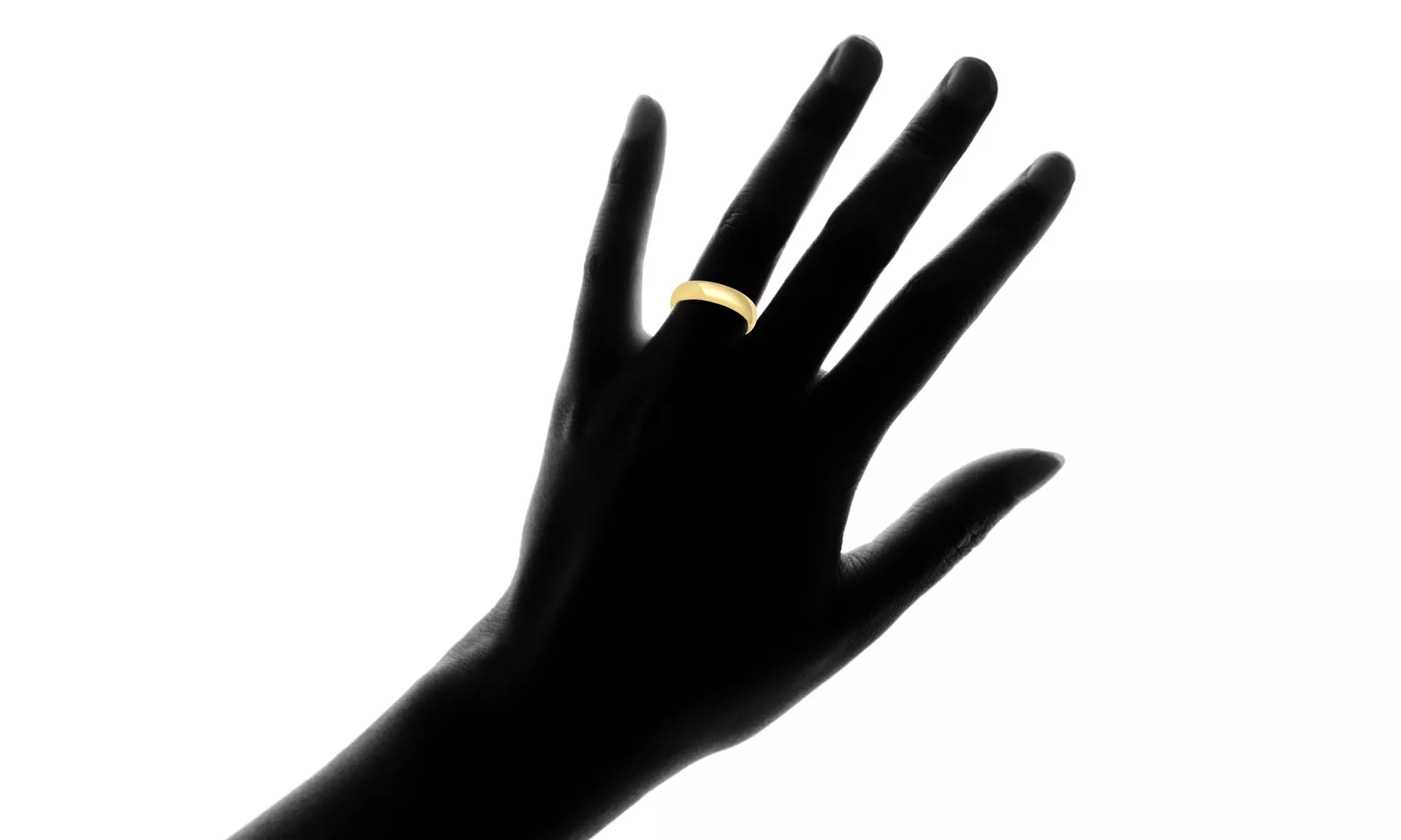 14K Gold Plated Wedding Band Collection in Solid Sterling Silver