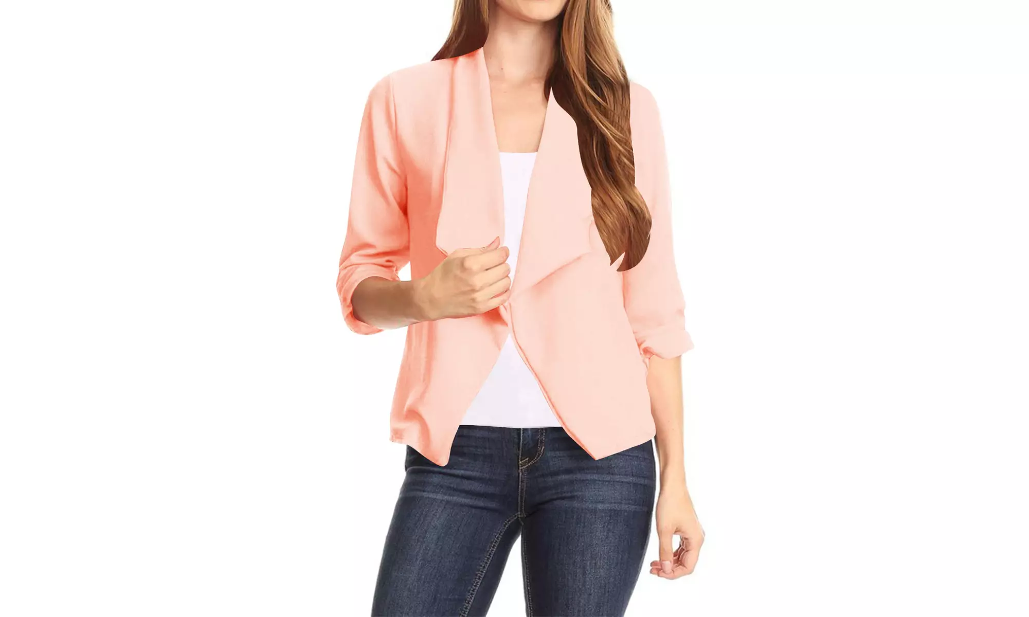 Women's Casual Office Wear Basic Solid Blazer Jacket