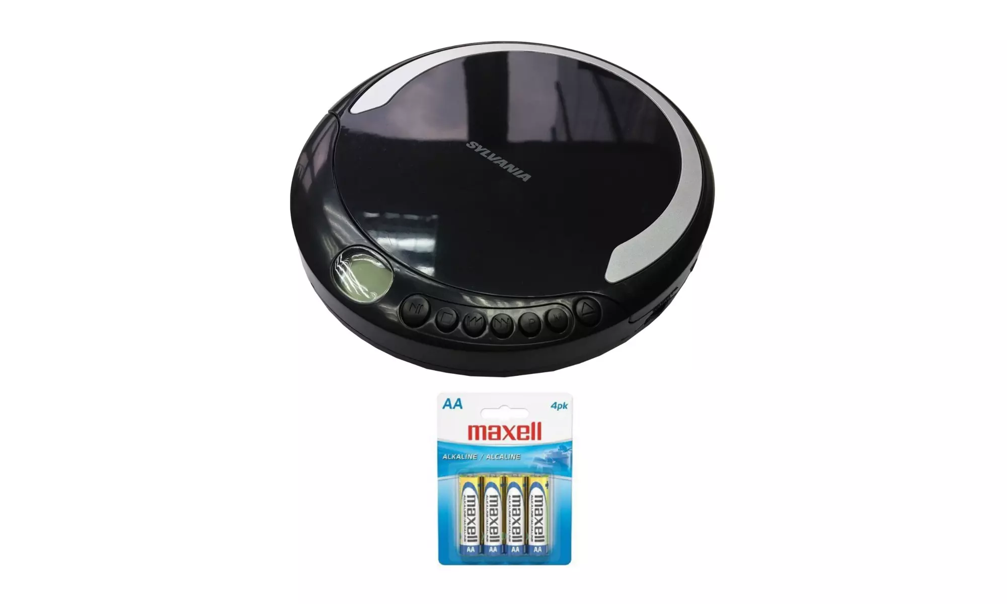 Sylvania Personal Compact CD Player with AA Alkaline Battery Pack - Primary Image