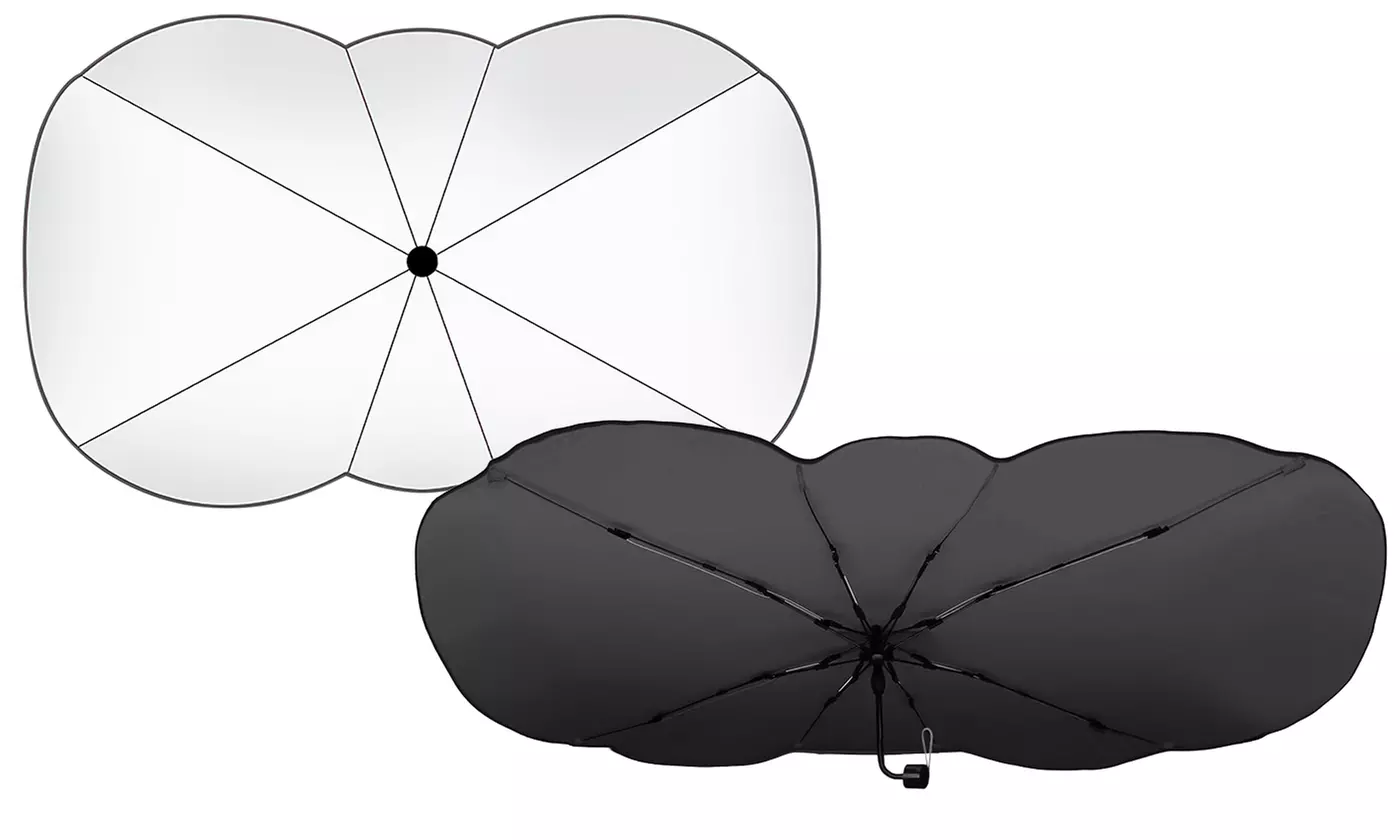 iMounTEK Foldable Car Windshield Sun Umbrella Sunshade Umbrella Protective Cover