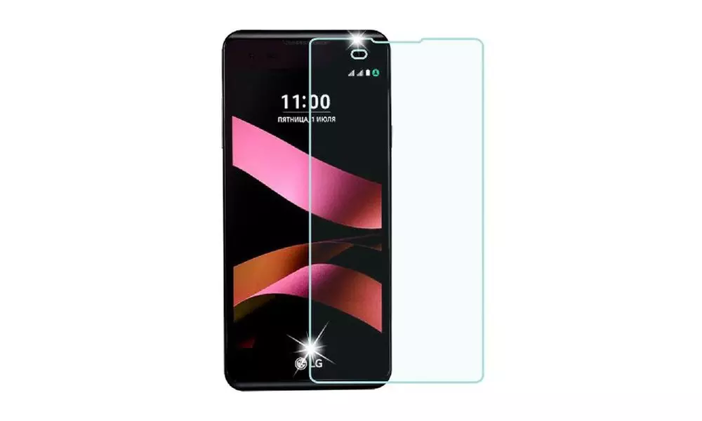 Insten Tempered Glass Clear Screen Protector For Lg Tribute Hd/x Style - Primary Image