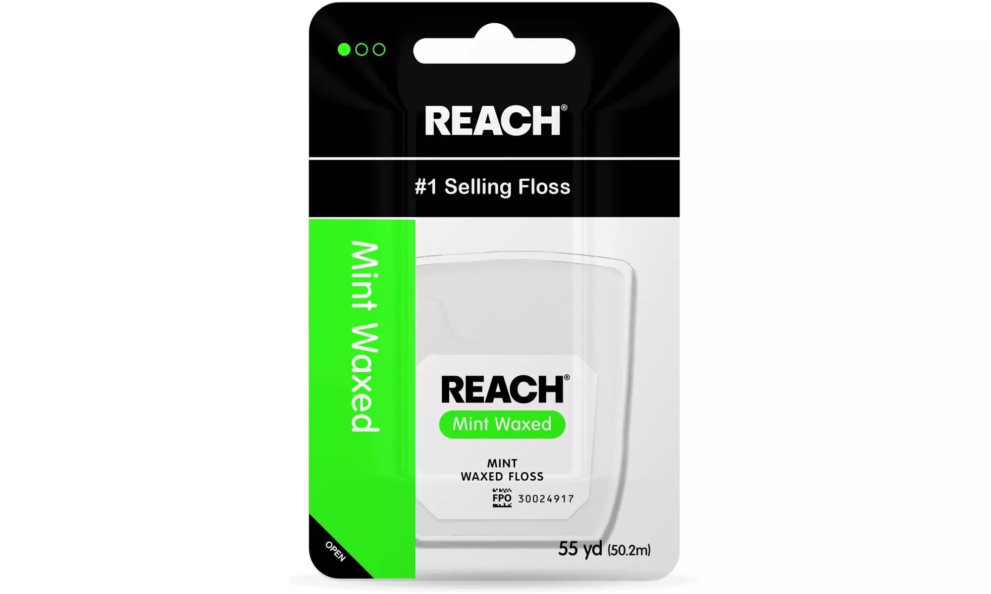 Reach Waxed Dental Floss, Mint, Mint, mint - Primary Image