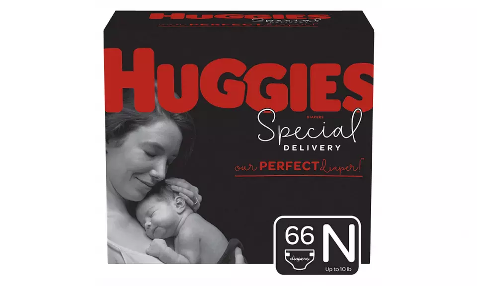 Huggies Special Delivery Hypoallergenic Baby Diapers, Size Newborn, 66 Count - Second Medium