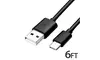 6FT Fast Charging USB Type-C Data Charger Cable For LG G5 V20 ZTE Grand X Max 2