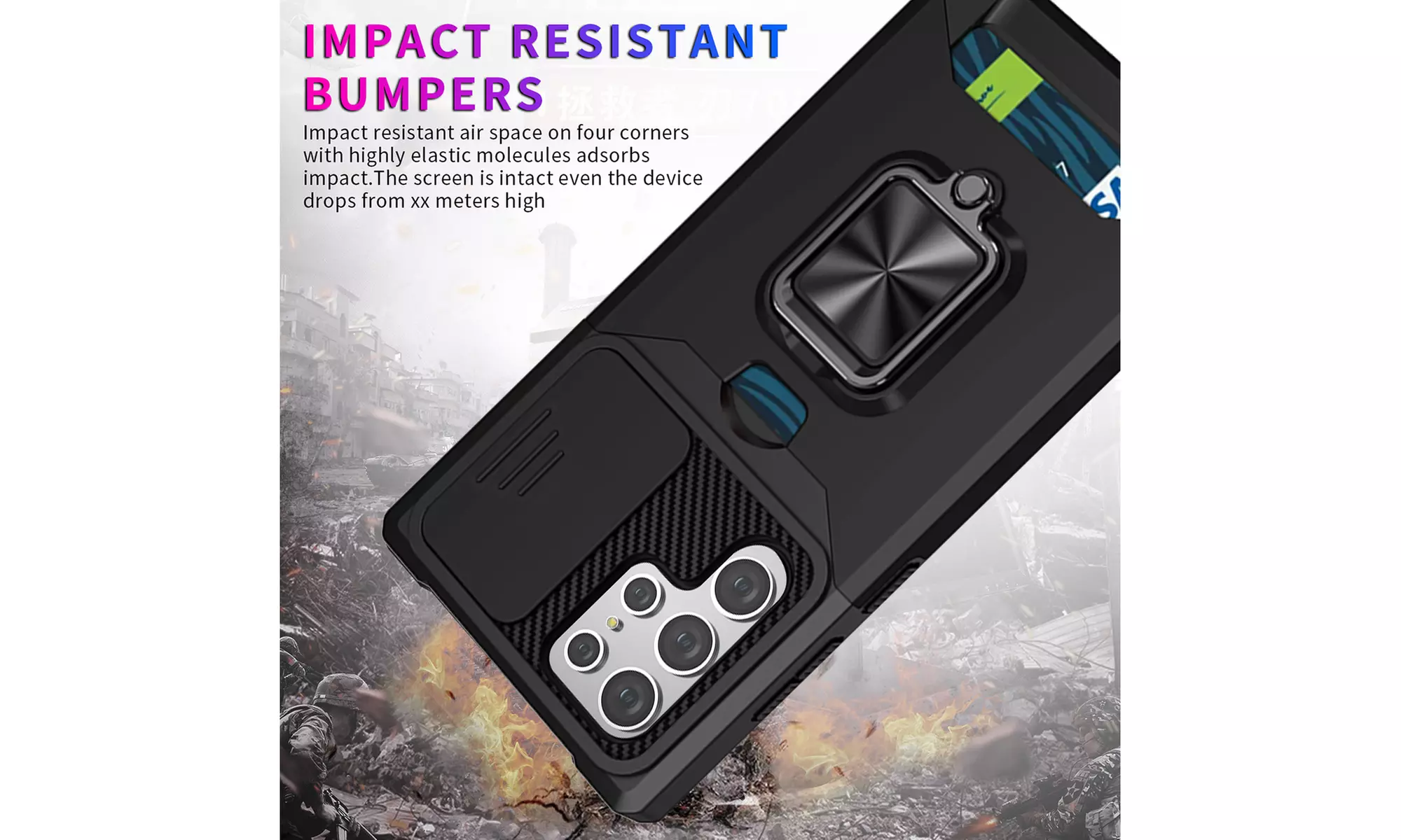 Fpr Samsung Galaxy S23 Ultra / S23 Case Shockproof Tough Heavy Duty Stand Cover