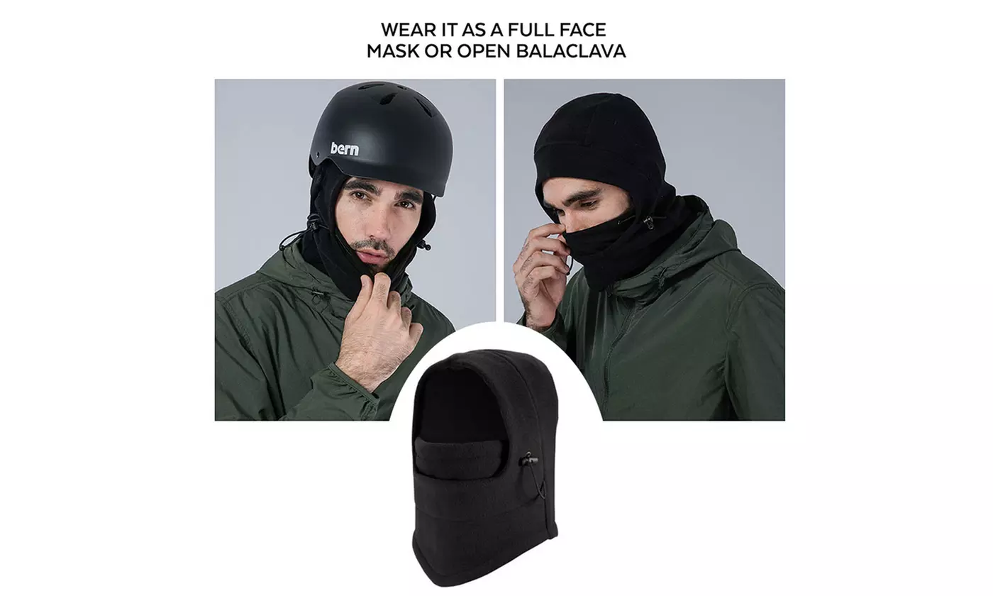 Warm Fleece Balaclava Ski Bike Full Face Mask Neck Warmer Winter Cap