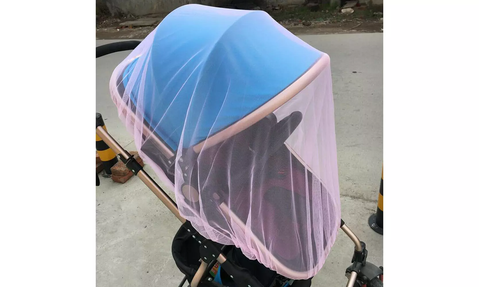 US 2-4Pcs Baby Mosquito Net Stroller Car Seat-Infant Bug-Protection Insect Cover