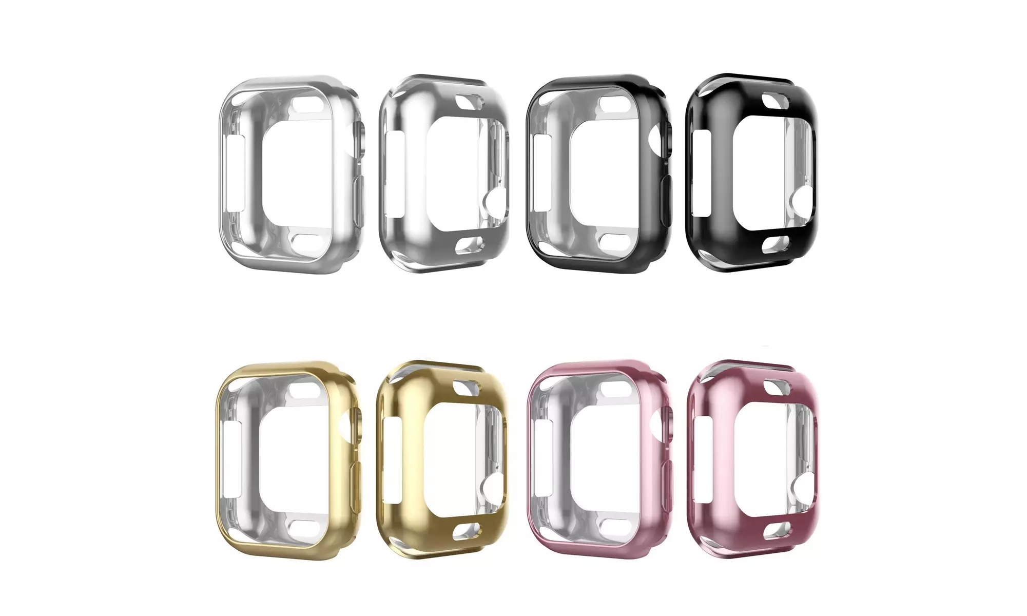 Protective Bumper Case Flexible Gel Cover for Apple Watch  - Primary Image