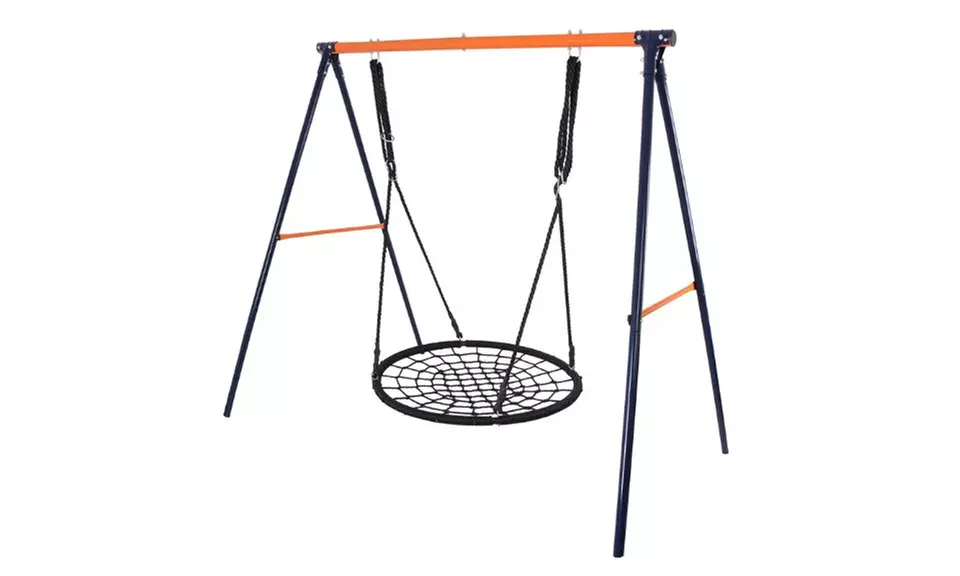 Metal Swing Set 40" Large Kids Web Swing - Second Medium