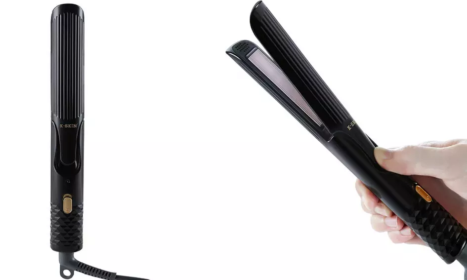 K-Skin Ceramic Flat Iron 2-in-1 Straightener For Curling And Straightening - Primary Image