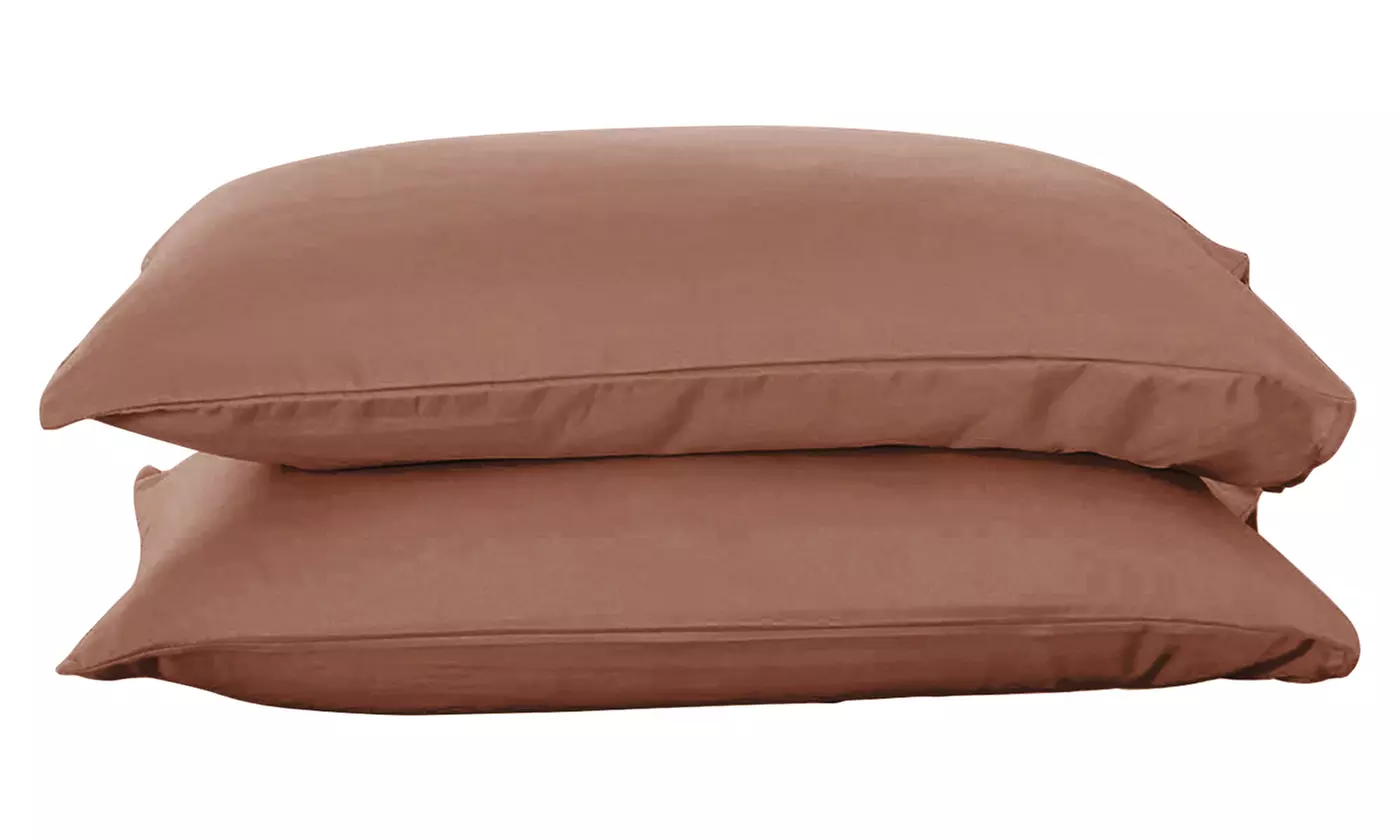 2 Pcs Ultra Soft Microfiber Pillowcases Set Standard or King Size