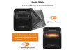 Portable Electric Space Heater 1500W 12H Timer LED Remote Control Room Office - Second Medium