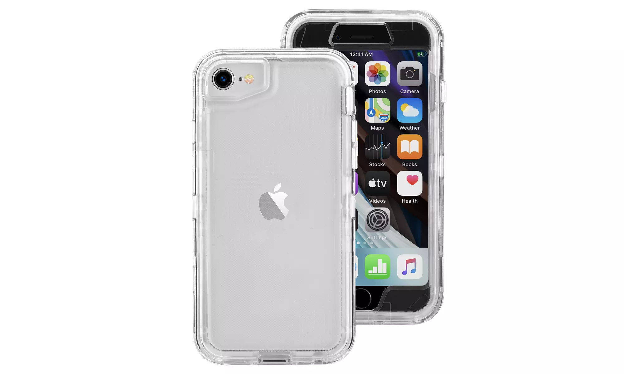 Clear Shockproof Case Anti-fall Full Body Cover for iPhone SE 2020/6/6s/7/8 