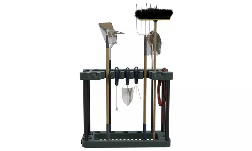 Stalwart Rolling Garden Tool Storage Rack Tower - Fits 40 Tools - Primary Image