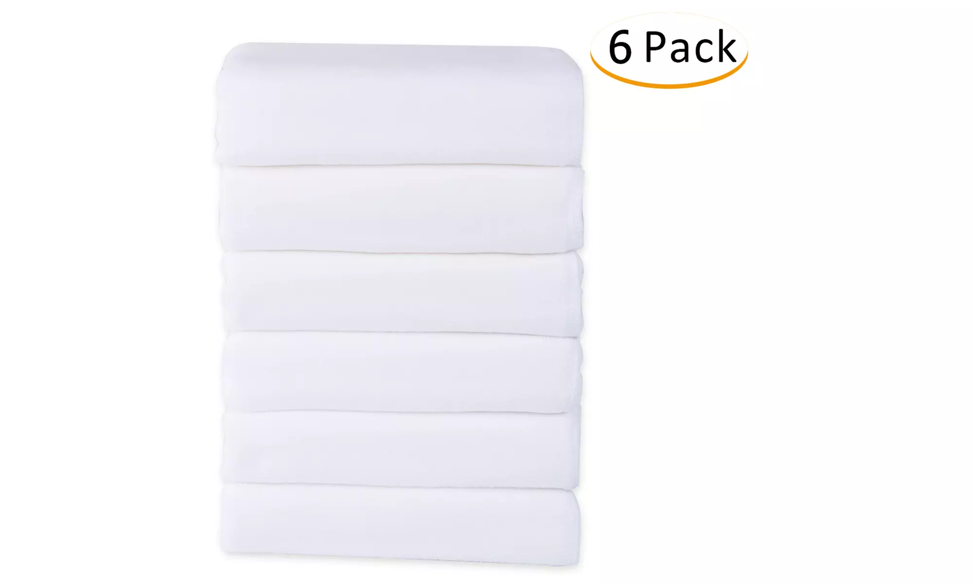 6 Pack Microfiber Bath Towel Set(27" x 55") - Primary Image