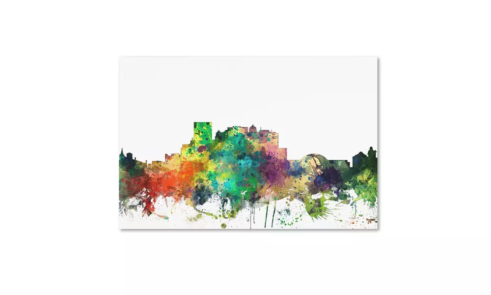 Marlene Watson 'El Paso Texas Skyline SP' Canvas Art - Primary Image