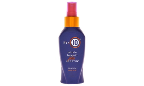 Its A 10 Miracle Leave In Plus Keratin For Unisex 4fl.oz Spray Purple 4 Fl. Oz.