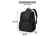 ELLE Voyage 20L Twill and Vegan Leather Backpack - Second Medium