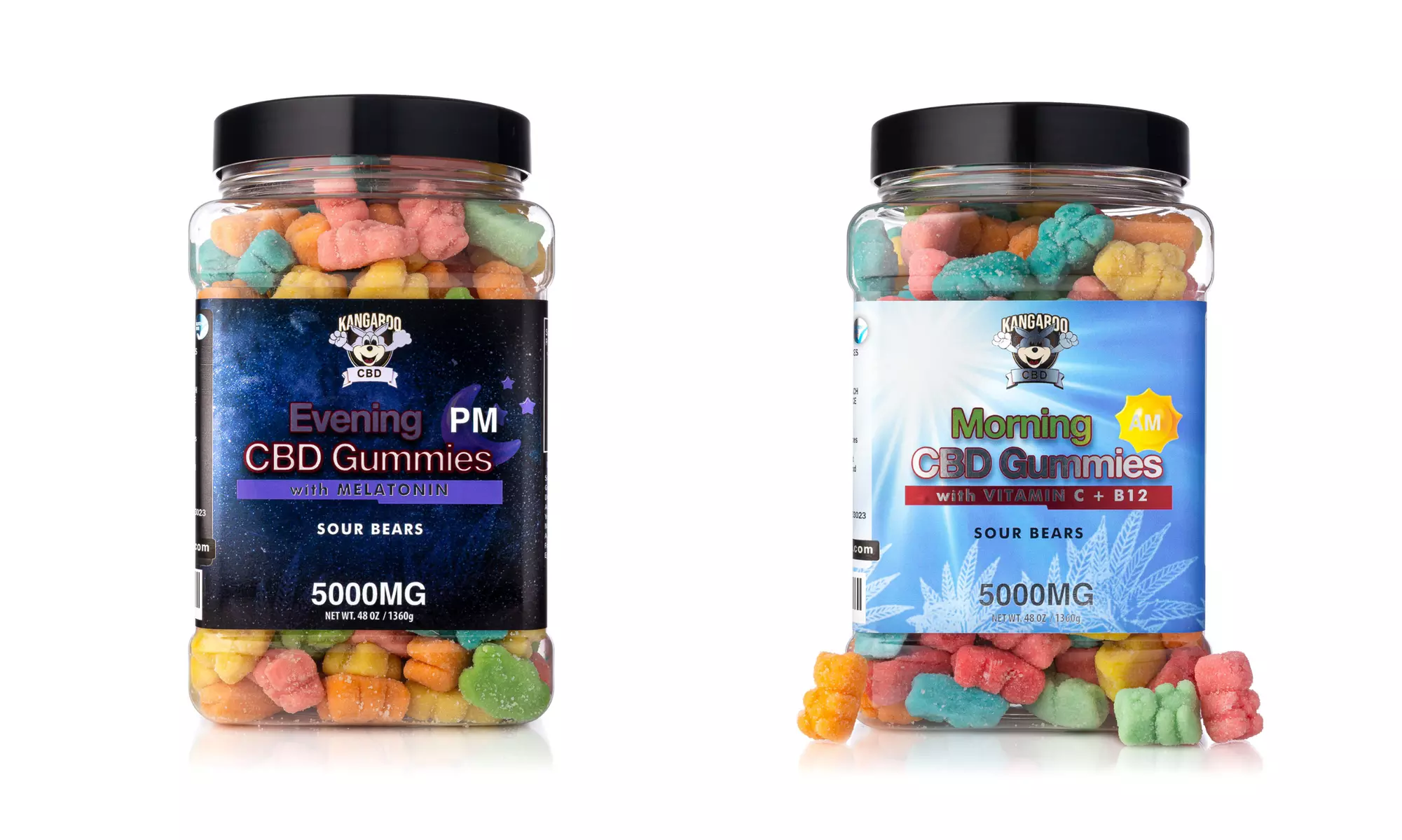 AM / PM BUNDLES - CBD Gummies from Kangaroo - Multiple Options Available
