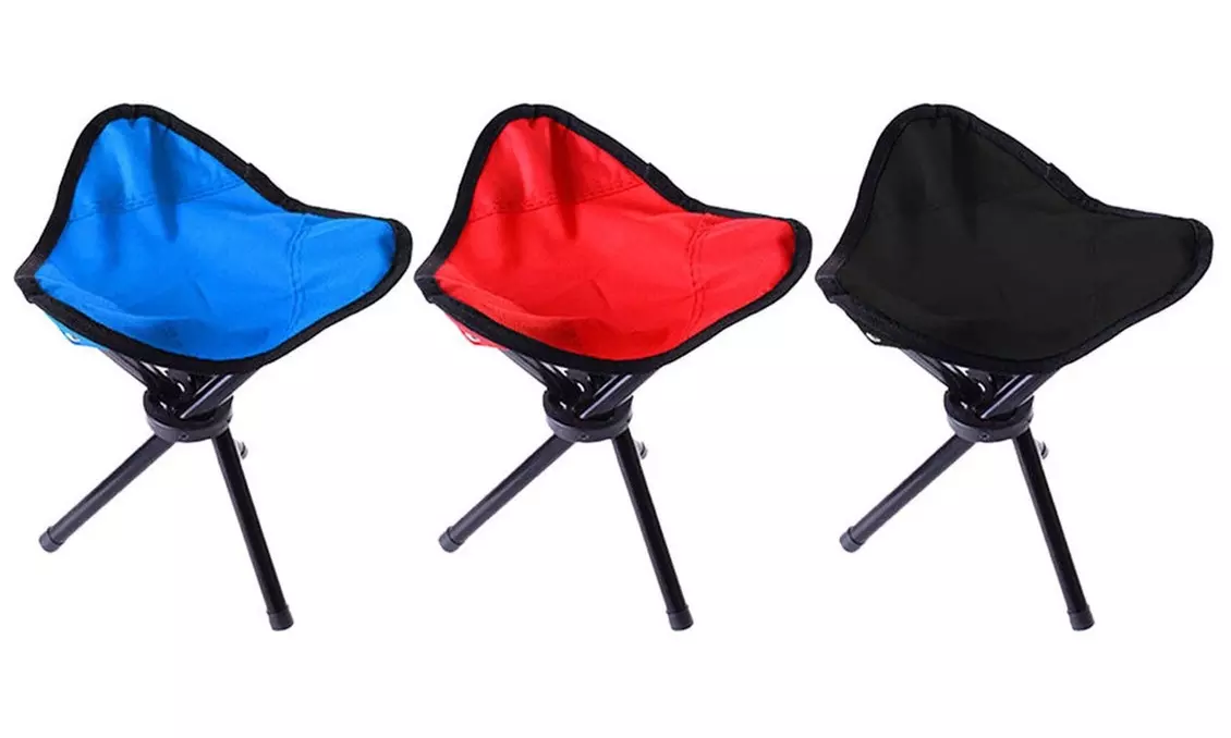 Folding Seat Tripod Portable Travel Fishing Outdoor Camping Stool Mini Chair - Primary Image