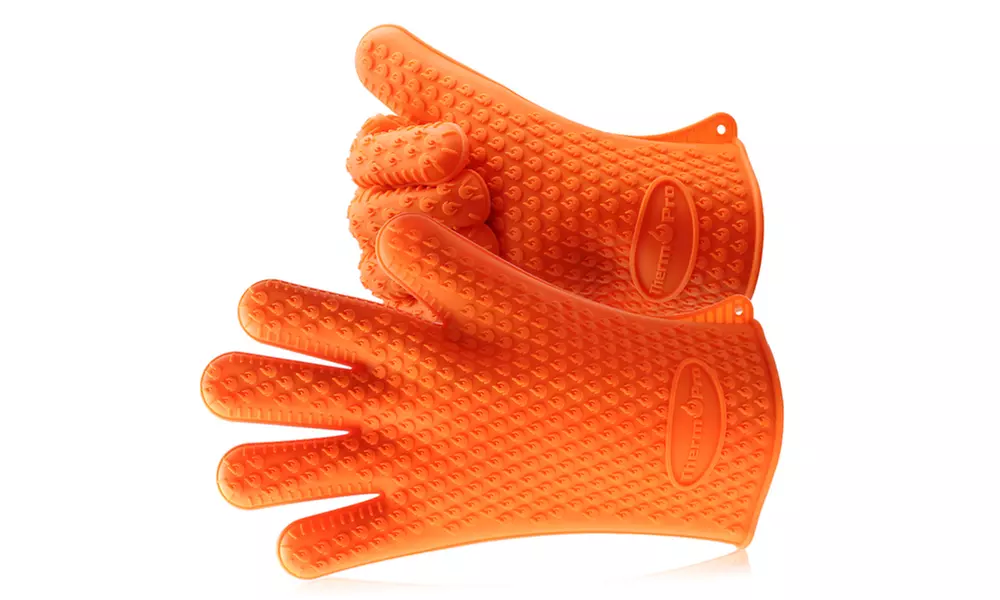 ThermoPro Heat-Resistant Silicone Oven Mitts (2-Piece) - Primary Image