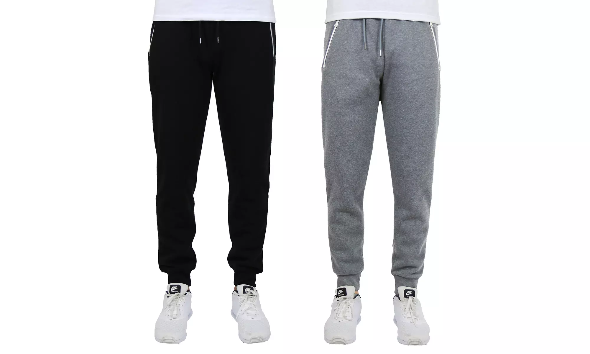 2-Pack Galaxy By Harvic Men's Fleece-Lined Jogger Sweatpants (S-2XL)