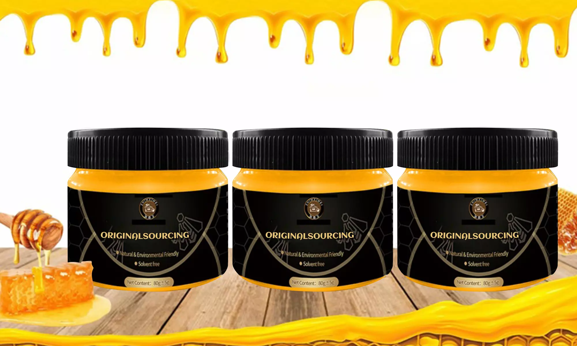Wood Seasoning Beeswax Natural Beeswax Multipurpose Beeswax Furniture Polish - Primary Image