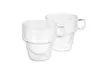 Hario V60 Furiko Water Dripper with Double Wall Stack Cups (2 Cups) Bundle - Second Medium